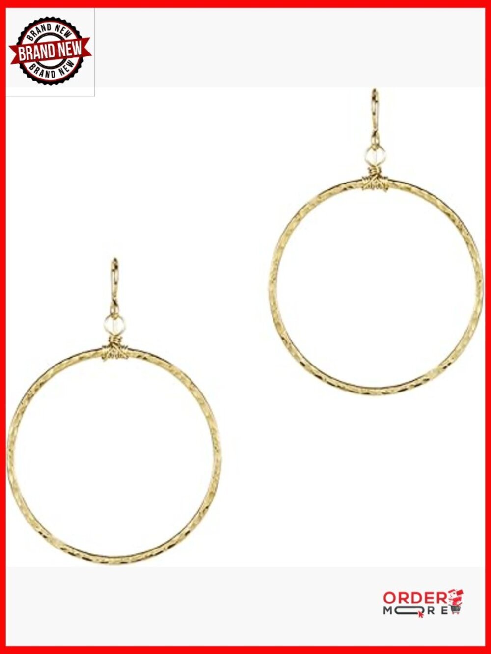 Boho Hoop Earrings Waterproof Non-Tarnish Lifetime Guarantee